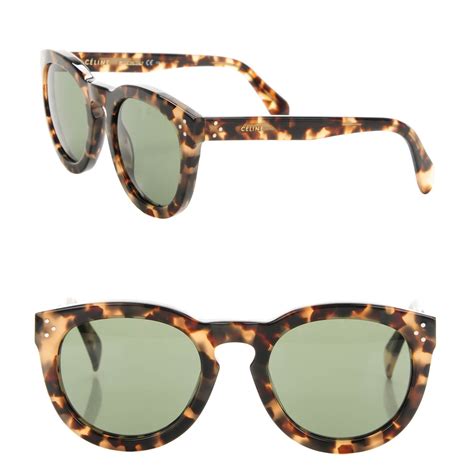 cl 41801/s celine|CELINE Pretty Sunglasses CL 41801/S Havana .